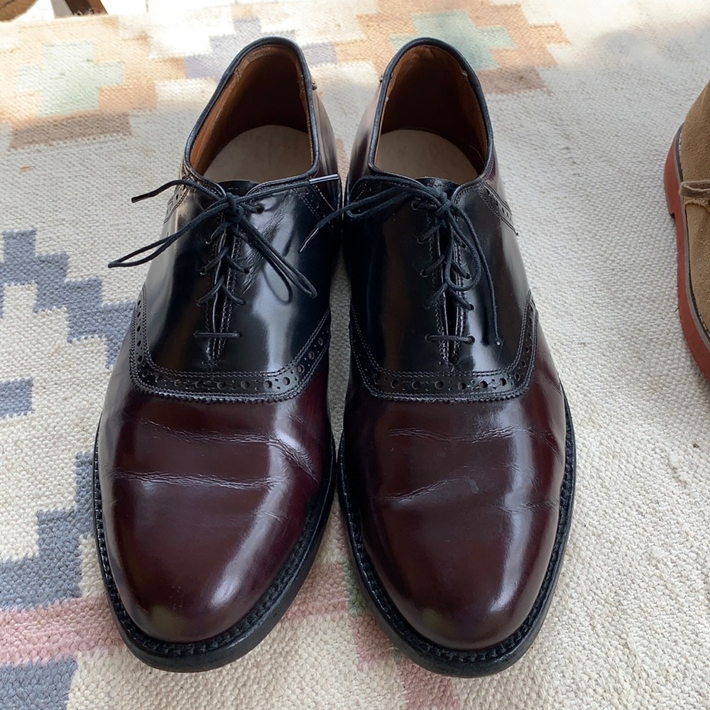 Allen Edmonds Oxblood Saddle Shoe 10 1/2 D